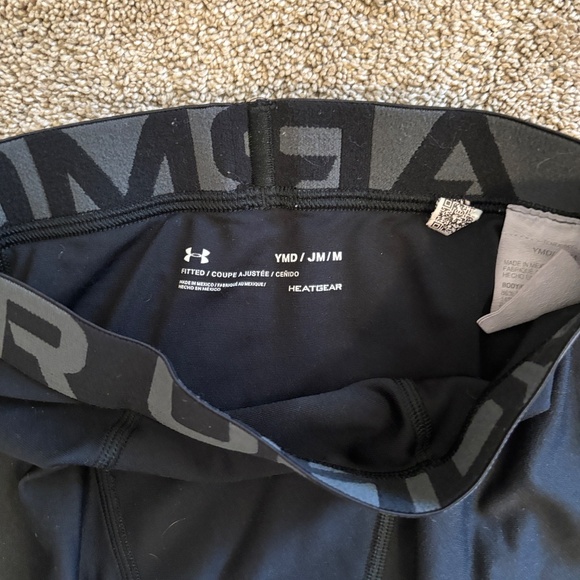 Under Armour Youth HeatGear Compression‎ Leggings - Black (YMD) - Picture 5 of 7